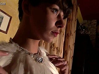 Libertinages - Cute French Girl Rips Feathers Off in Seductive Strip