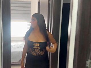 convincing stepbro to fuck my tight pussy for fridge cleanup