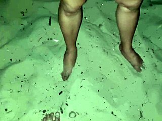 Brazilian milf flashes ass at beach orgy for public eyes?