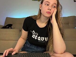 close up shaved teen pussy stretched doggystyle big natural tits bouncing