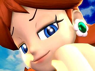 luigi sneaks a naughty ass fuck with daisy