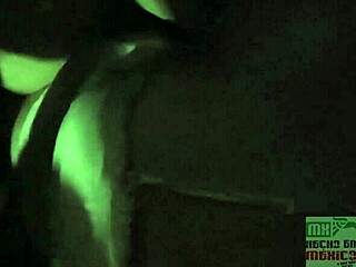 Fan Watches Cuckold Couple Fuck Tight Mexican Wife Pussy with Monster Cock Cum Covered in Car