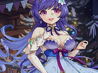 casual christmas hmv steps into festive anime world