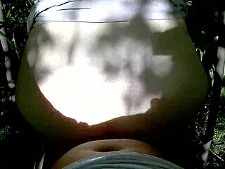 sexy bbw exhibitionist flashes big ass tits woods carwash outdoor homemade hardcore