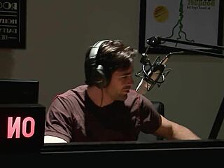 Big Tits Singer Rides Producer's Huge Cock in Studio