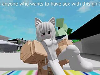 whoa that shy roblox girl in brookhaven gets sensual sex exposed 😳🔥