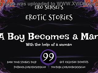 Boy BECOMES A MAN in erotic audio for hungry women eses99