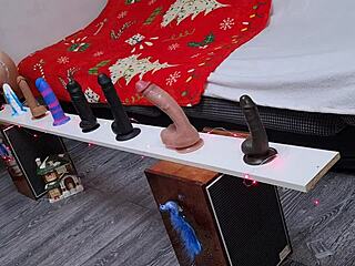 Petite Stepsis Dildo Contest Tests All Toys Anal DP Rough