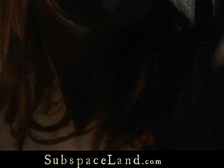 Redhead Slut Bound in Barn and Roughly Sex-Tamed!