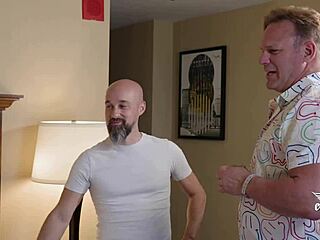 Hotwife Fulfills Hubby's Cuckold Fantasy with Creampie Bareback Ride