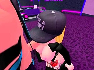 Ik dans wild in de Roblox nachtclub de hele nacht door