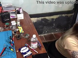 blonde latina slut blows tech dick no cash payment