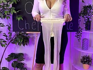 wanna feel these nylon pantyhose on big ass milf teacher dancing in club?