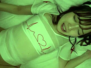 Drunk girl touches body pink nipples sucked creampie dog