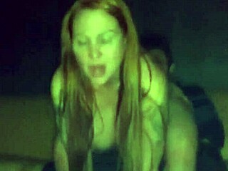 Swing party surprise showing off friend's massive cock