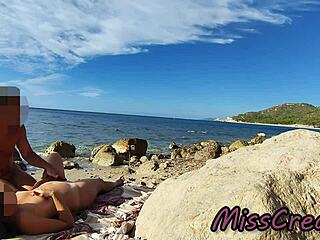 Wife groped and fucked by strangers on nude beach