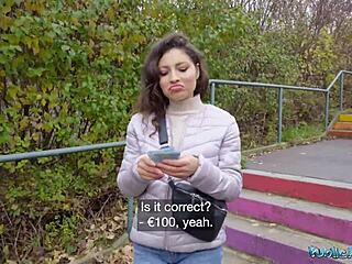 Helina Dream's Big Tits Devour Monster Dick Public Blowjob POV Sex