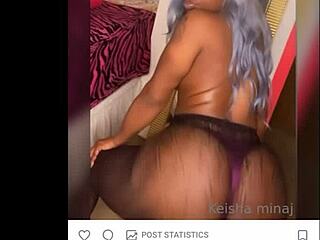 Overwhelmed by lust ebony stepsis slurps 11-inch bbc