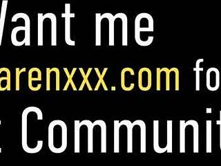 karen fisher's dirty talk while sucking cock for pov cumshot