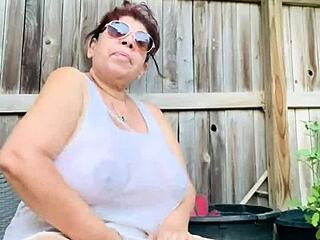 BIG TITS SOAKED SHIRT REVEALS HORNY PUSSY CRAVINGS!