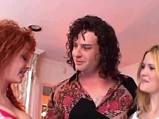 Audrey Hollander Ballbusts with Selena Silver in Hardcore Anal Threesome