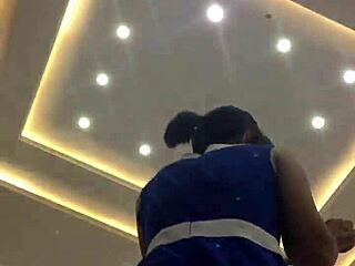 Peeking up hot asian skirt tease