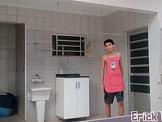 mature mother-in-law punishes peeper with big ass