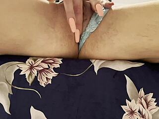 My Sensitive Clit Rubs to Explosive Pussy Orgasm Close-Up