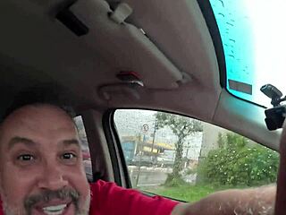 Milena Queiroz begs anal pounding on car ride