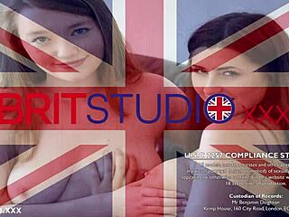 Nurse Greene's first blowbang SLURPS up all the cum!