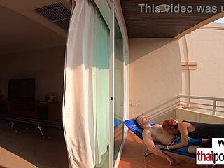 Petite Thai Teen Nympho Rides Huge Cock Outdoors Wildly