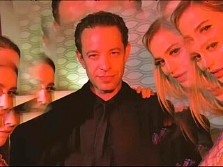 Curvy blonde blake blossom and laney grey take brad newman's monster cock