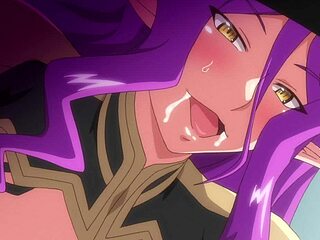 Busty elf's huge tits bounce wildly in hentai 2!