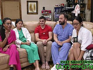 Doctor Canada Humiliates Nurse Channy in Latex Exam Gone Wild