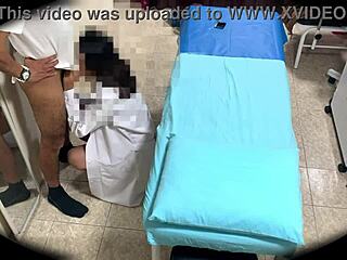 Hidden Hospital Cam Catches Latina Bent Over Doggystyle Orgasm