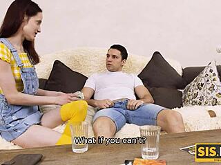 SisPorn Guy Claims Skinny Stepsister for Taboo Cash Sex