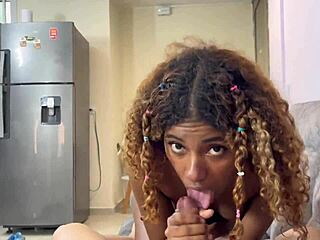 My neighbor craves my hot load dumped all over her pretty face
