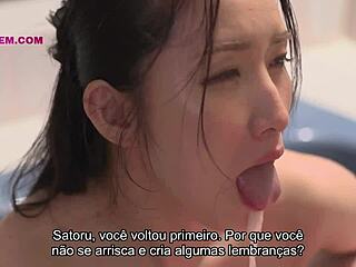 Big Tits Japanese Milf Prostitute Fucks Crossdressing Teen on Family Trip