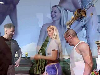 Lynna Nilsson's Tight Cunt Stretched in First Double Vaginal Threesome