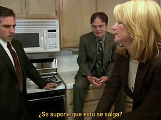 office voyeur catches 5some hardcore at work