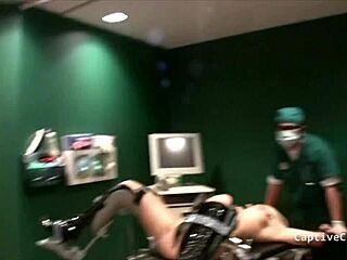 Nurse Crystal Frost Gagged and Gaped in Latex Interrogation!