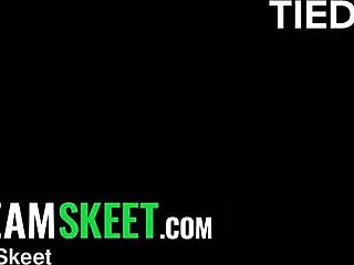 Whoa, stepson has me tied up, face-fucking and creampie-filling his submissive slut!