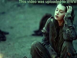 cosplay campire bares small tits for public cum fantasy