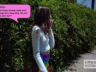 Natalia Nix Hikes Skirt For Raw Pounding