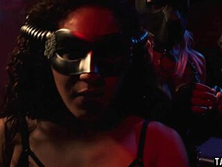 What if a milf tricked her shy petite teen into outdoor strapon dp orgy?