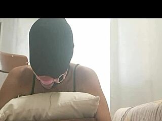 chairtied hooded gagged cock preview