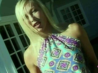 blonde plugs pussy teases asshole for endless hours