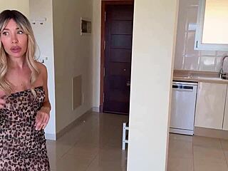 while wife signs papers i fuck realtor doggystyle in bedroom