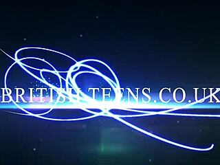 Gorgeous British nurse teases patient to cum with her shaved pussy instructions.