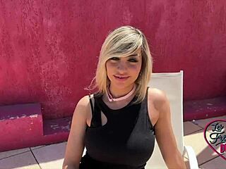 Lisa Superbe Milf in Lingerie Stockings Loves Big Tits Sex